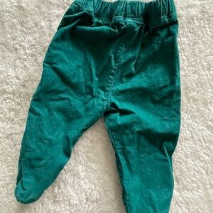 Hanna Andersson green corduroy pant